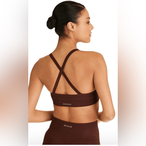 Alala  Perforated Racerback Sports Bra Size Medium (2 pack) - Picture 2 of 9